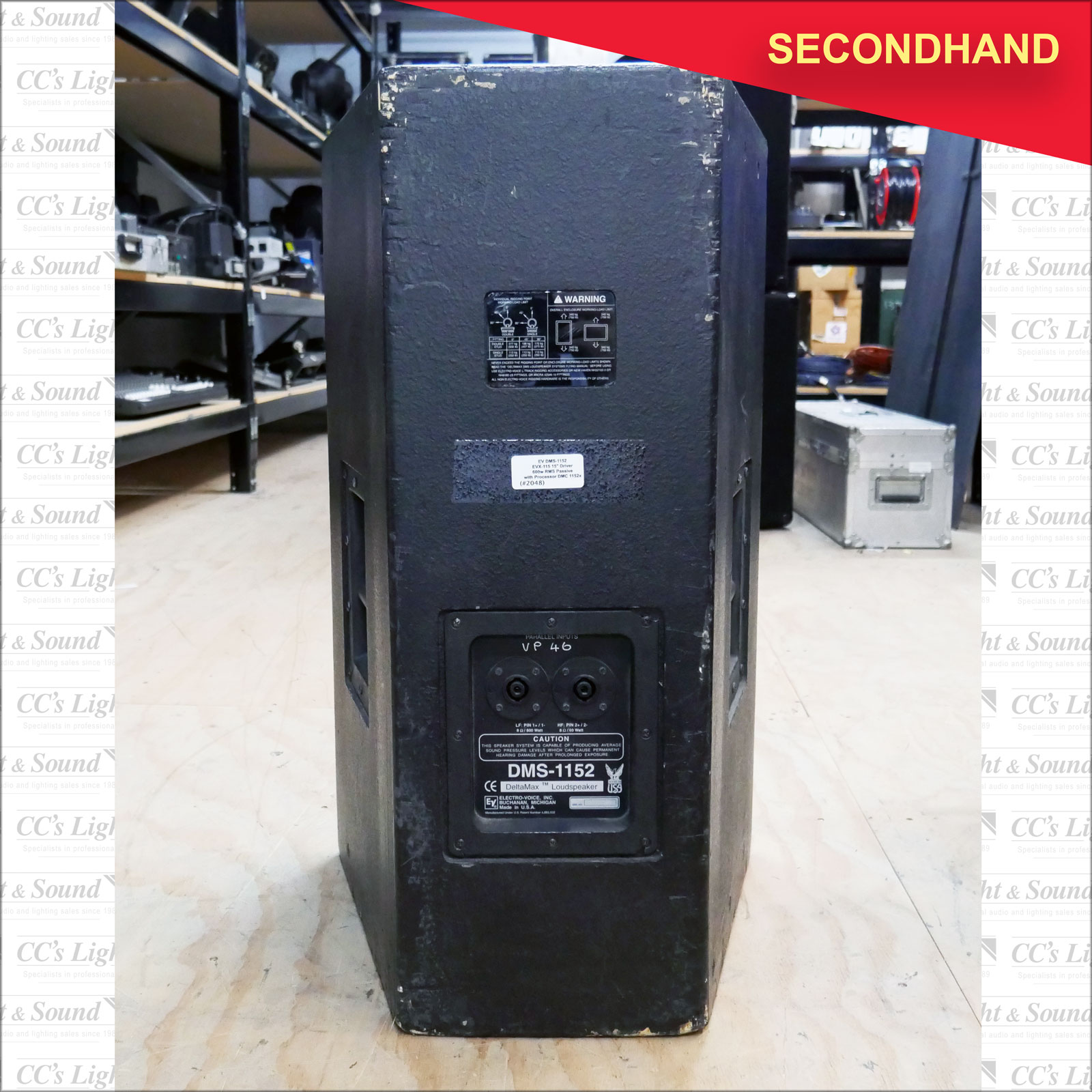 EV Deltamax DMS1152 Speaker Pair with Processor (secondhand