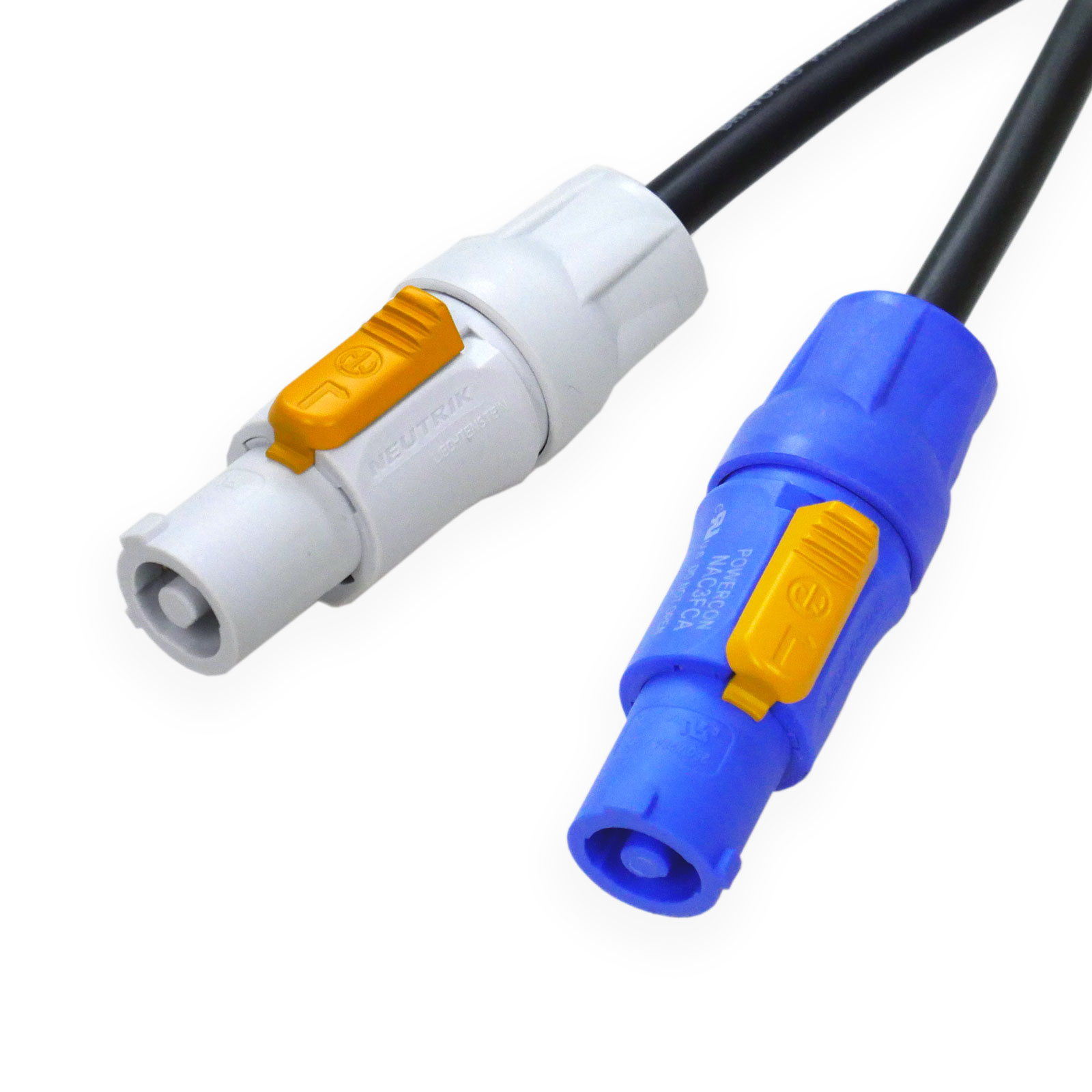 Offerta! POWERCABLE NEUTRIK POWERCON M/F 3x 1,5 Mm2 - Lunghezze Varie