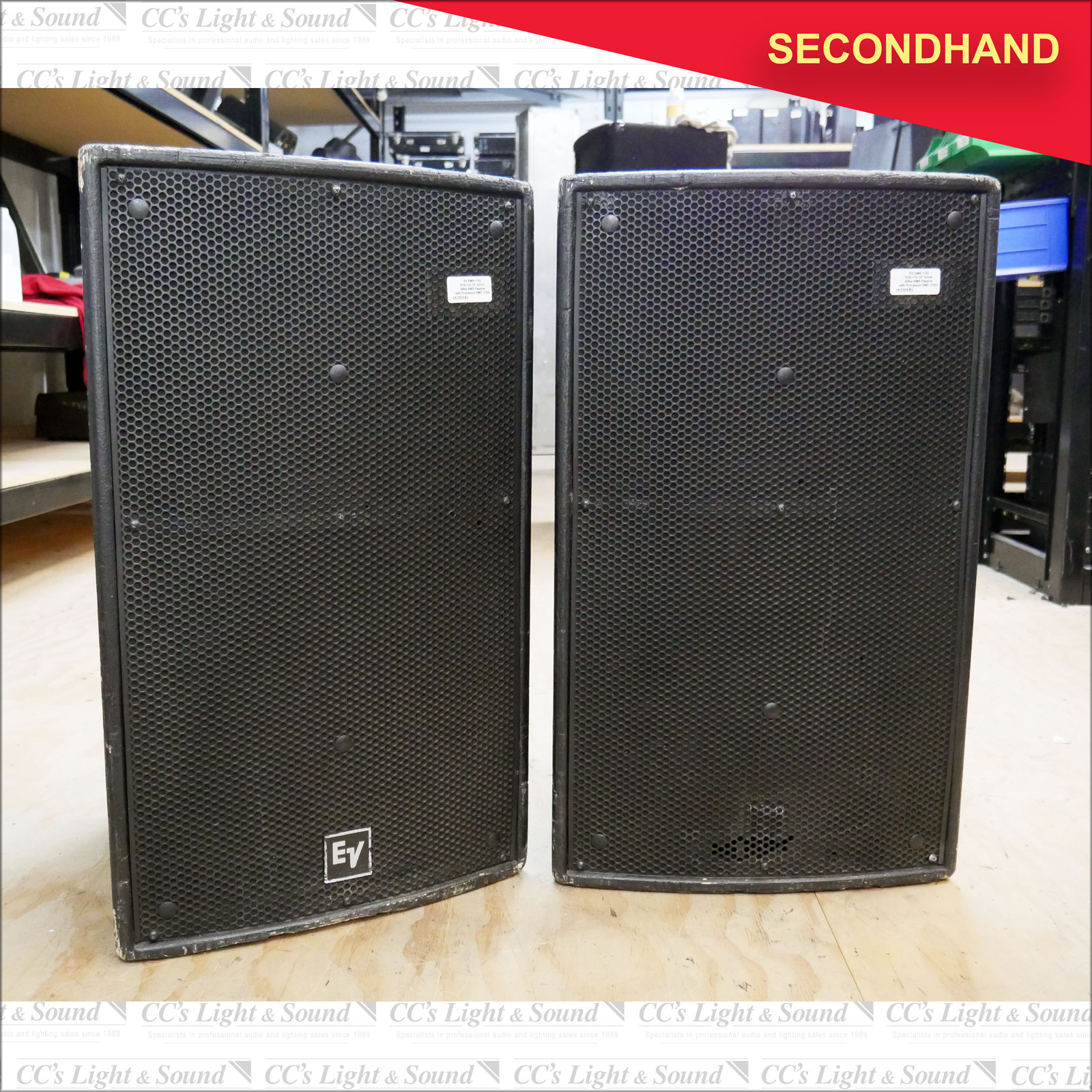 EV Deltamax DMS1152 Speaker Pair with Processor (secondhand