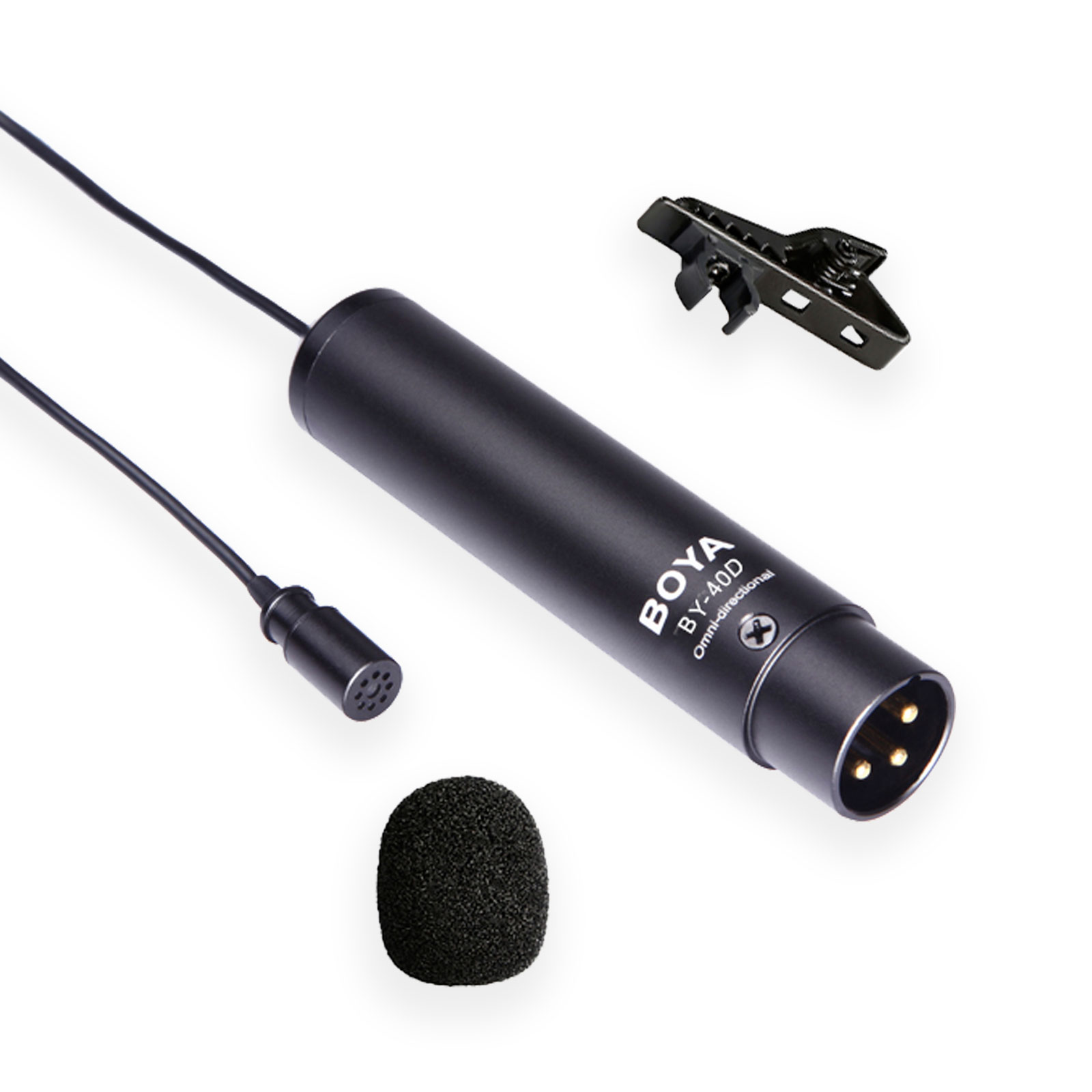 Boya M4OD OmniDirectional Lavalier Microphone with XLR Output BOYA
