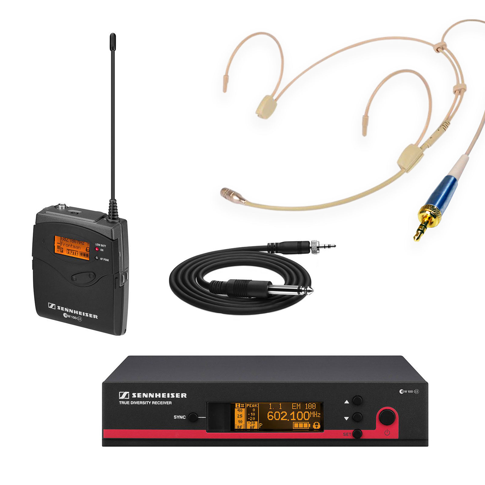 Sennheiser EW172 Wireless Instrument System with BravoPro Headworn