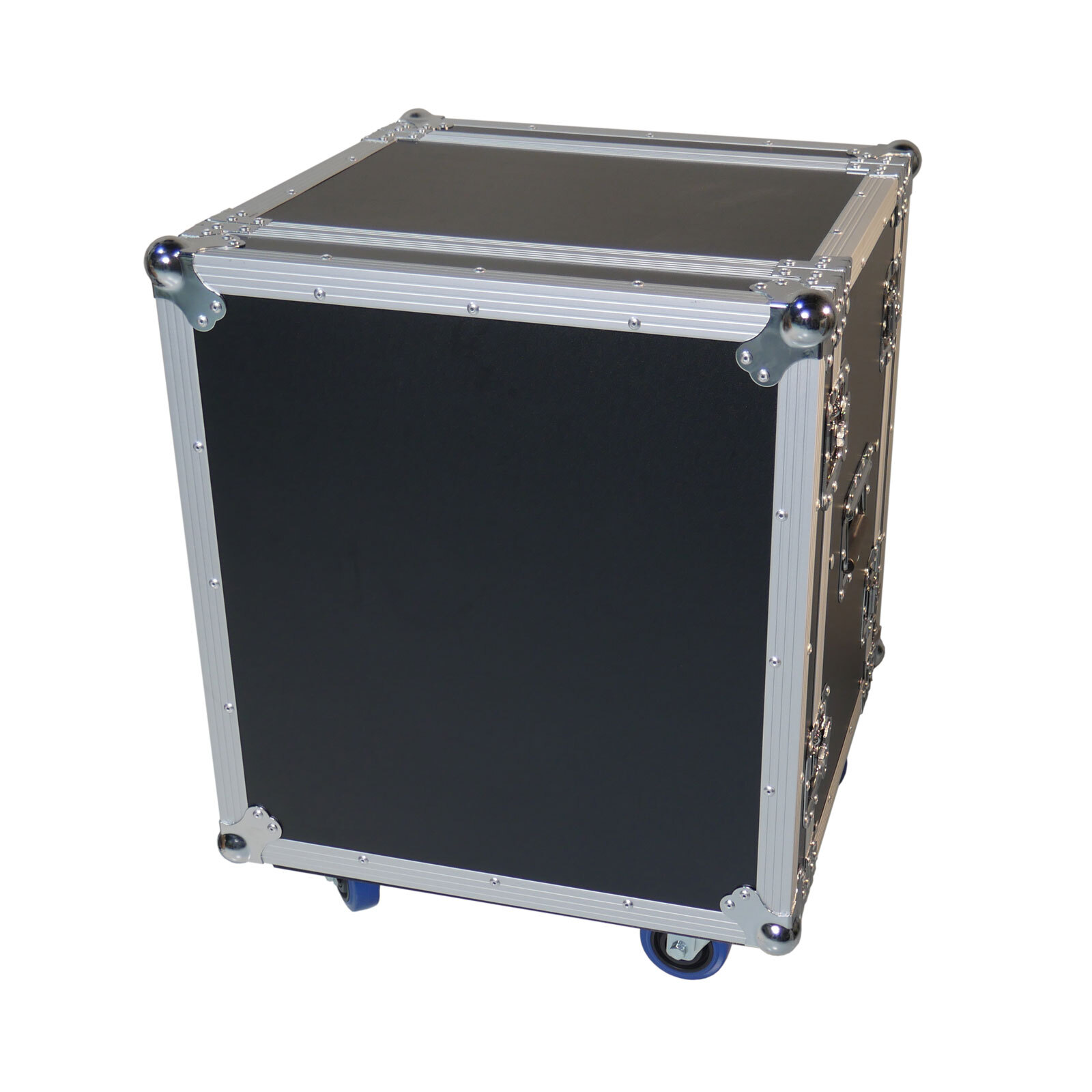 12ru Rack Case With Front Rear Lids 350mm With Caster Board And Wheels Bravopro