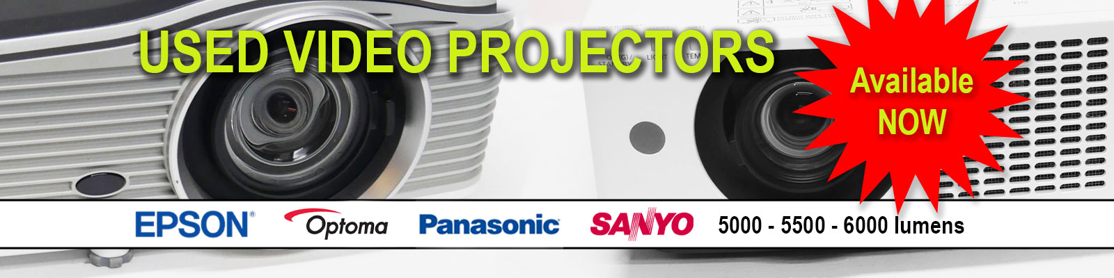 Used Video Projectors