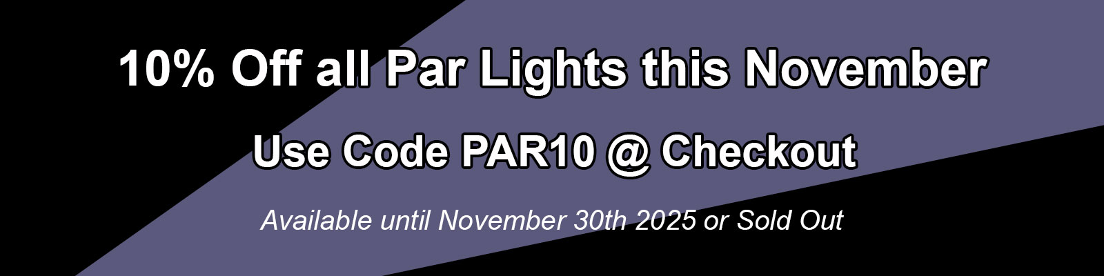 10% Off Par Lights