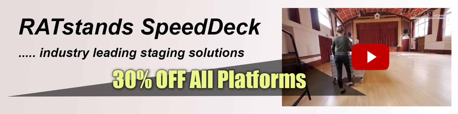 30% OFF SpeedDeck Platforms