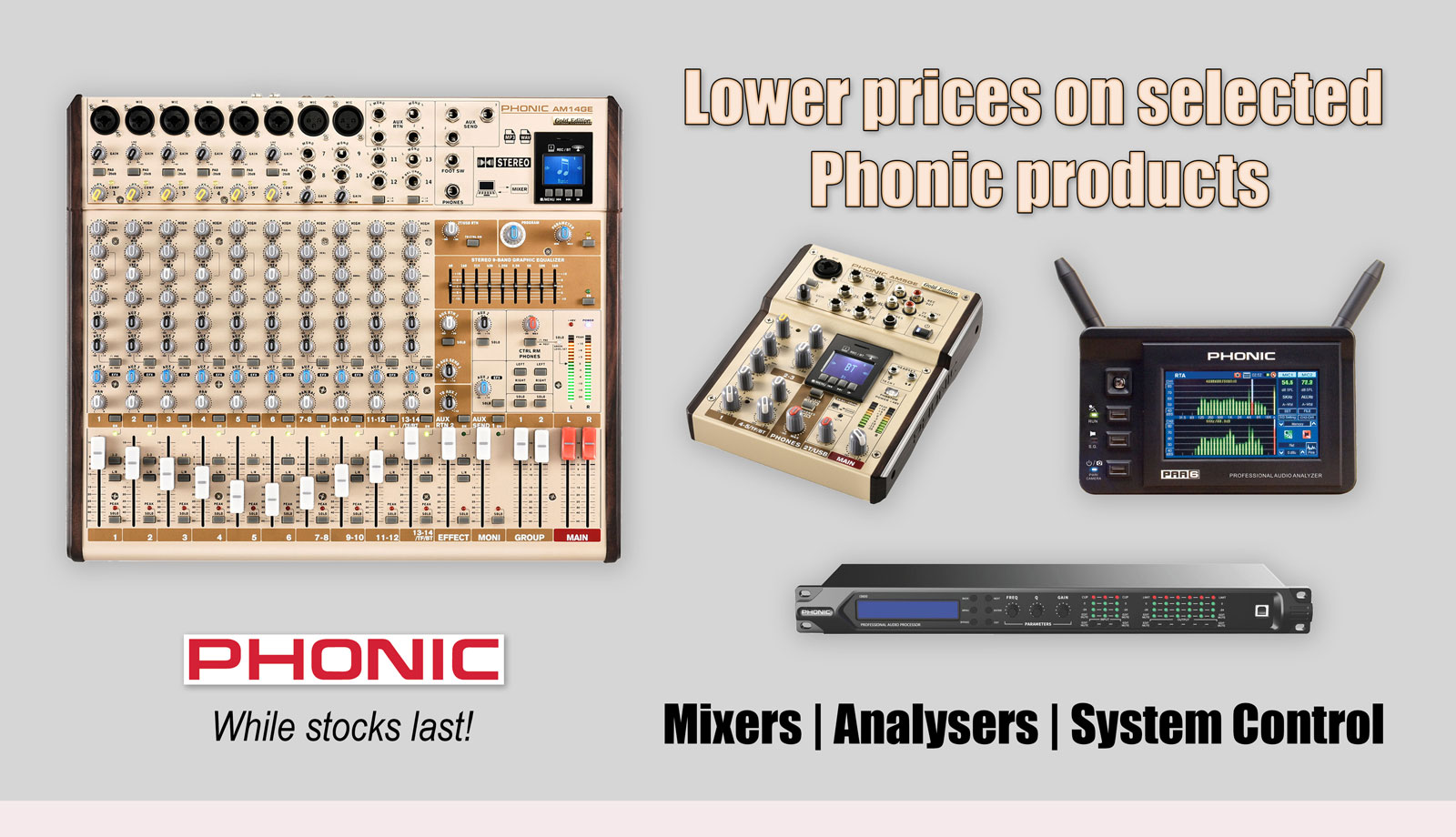 Lower Prices on Phonic