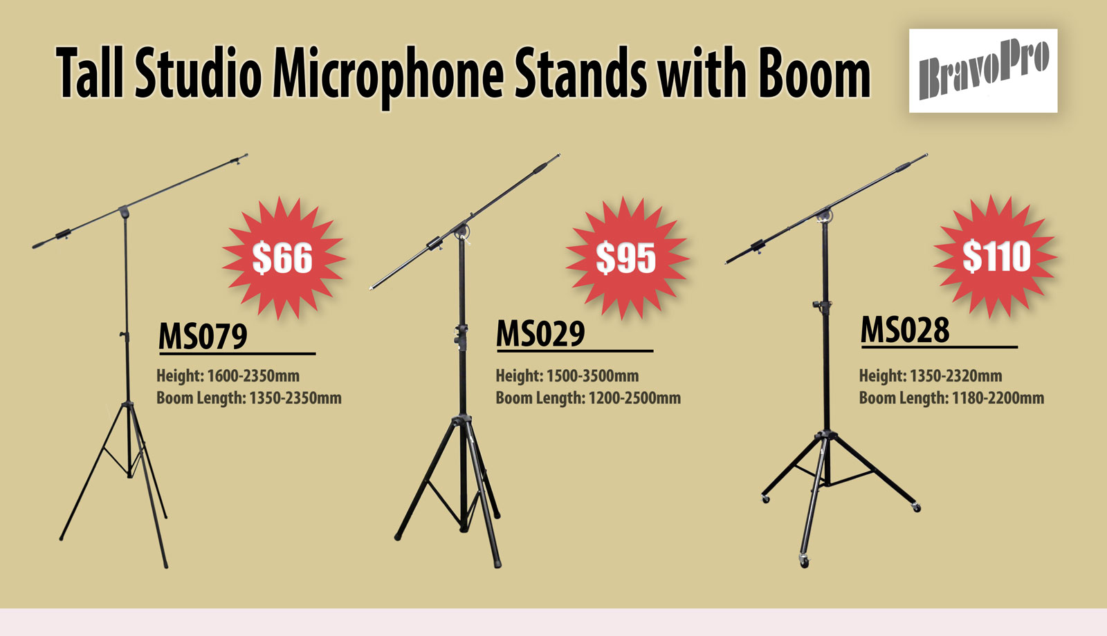 Studio Microphone Stands