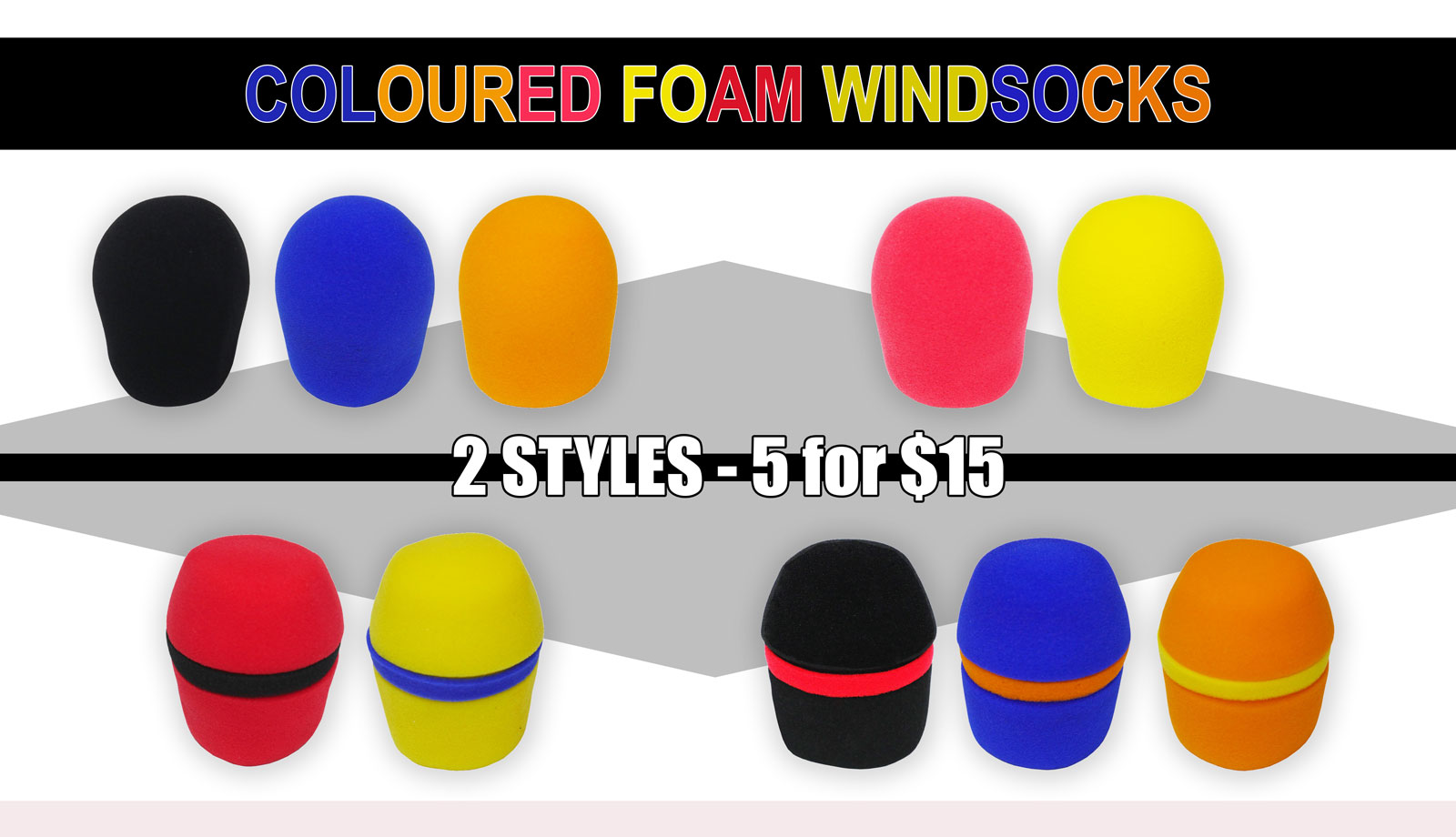 Coloured Windsocks