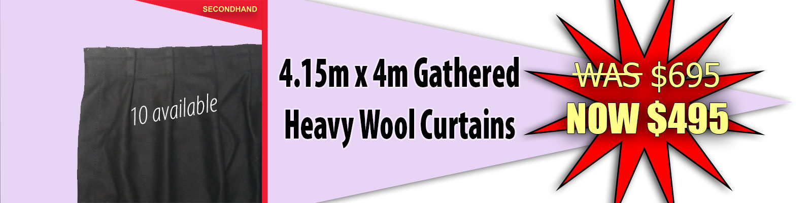 Heavy Wool Curtains