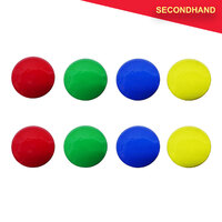 Set of 8x Pinspot Lenses - 2x Red, 2x Green, 2x Blue, 2x Yellow (secondhand)