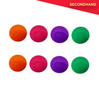 Set of 8x Pinspot Lenses - 2x Orange, 2x Pink, 2x Purple, 2x Green (secondhand)