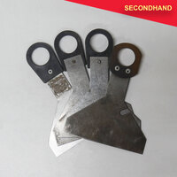 Set of 4 Shutter Blades 100mm x 102mm  D  (secondhand)