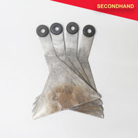Set of 4 Shutter Blades 149mm x 120mm  H  (secondhand)
