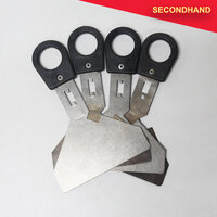 Set of 4 Shutter Blades 105mm x 92mm  O  (secondhand)