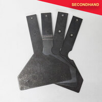 Set of 4 Shutter Blades 170mm x 123mm  P  (secondhand)