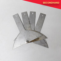 Set of 4 Shutter Blades 90mm x 94mm  S  (secondhand)