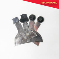 Set of 4 Shutter Blades 90mm x 95mm  W  (secondhand)
