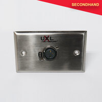 UXL Wall Mount Panel SP101XF to fit GPO 115 x 71mm with 1x Female 3-pin XLR  (secondhand)