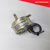 Luoshe Electric 50TYZ 240VAC Motor with 7mm Spindle - 50mm x 25mm Mounting 57mm  (secondhand)