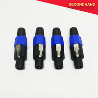 Set-of-4  4-pole Speakon Line Connectors (secondhand)