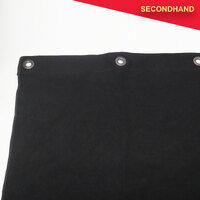 4.5M x 0.5M Black Wool Border (secondhand)