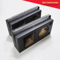 Pair of Empty Speaker Boxes suit 12-inch Speaker & Horn with Passive Crossover (secondhand)