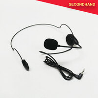 Headworn Condenser Mic with 3.5mm Mini Jack TS Connection - Requires Plug-In-Power  (secondhand)