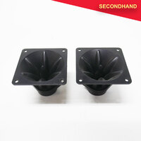 Pair of Piezo Tweeters 85 x 85mm Square Front  (secondhand)