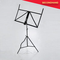 Folding Steel Music Stand - Black (secondhand)