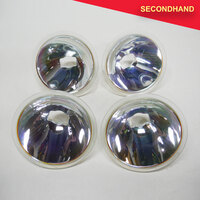 Set of 4 x Glass Reflectors to suit High End X Spot 126mm Diameter (secondhand)