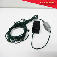 4M 12v Clip Light String 20 Lamps @ 20cm with 12v Power Supply (secondhand)