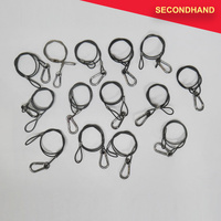 Lot-of-14  Safety Cables 700mm  - Silver [A]  (secondhand)