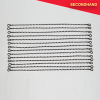Lot-of-14  Safety Chains - Approximately 700mm  (secondhand)