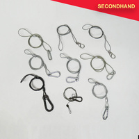 Lot-of-9  Assorted Safety Cables - 750mm (secondhand)