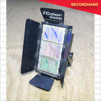 iSolution iColor 3000 RGB Wash Light with Barndoor DMX 3 x 500/800w