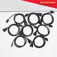Set-of-8 LSC 240v Breakout Cables - Approximately 1~2 Metre Length   (secondhand)