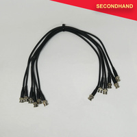 Lot-of-6   BNC to BNC - Approximately  0.5m  Length  (secondhand)