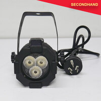LED Mini Spot Light with 3 x 1W Warm White LED's - Black  (secondhand)