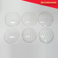 Set of 6 x Assorted 205mm MultiPAR Lens - 2 x Clear & 4 x Facetted  (secondhand)