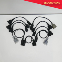 Lot-of-9  IEC Male to 240v 3-pin Socket - Approximately 0.15~0.5m Length  (secondhand)