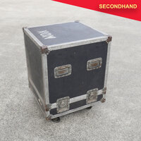 Steel Frame Rack (No Rack Strip) in Roadcase on Wheels  (secondhand)
