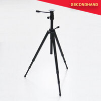 Tiltall Aluminium Black Lightweight Tripod with Pan Tilt Head Max Height 1.85m (secondhand)