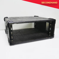 4RU Open Timber Rack with Rack Strip Front & Rear and Side Handles (secondhand)