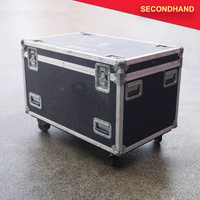 Roadcase on Wheels with Hinged Lid and 6 Compartments (secondhand)