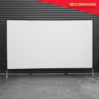 AV Stumpl Vario32 365 x 210mm Front Projection Screen with Aluminium Frame, Legs & Carry Bag with Wheels (secondhand)
