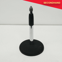 Round Base Table Microphone Stand - Adjustable 270-380mm (secondhand)