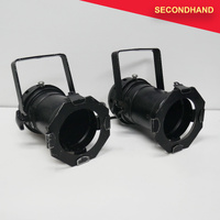Pair-of Par 46 Cans ES Base Black with LED Lamps  (secondhand)