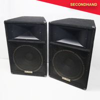 Pair-of Yamaha S115IV 15" & Horn Passive Speaker 250W 8 Ohm (secondhand)