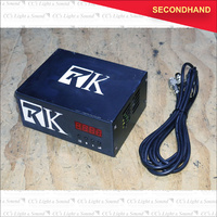RK Starcloth Controller 4-ch DMX512 3-pin XLR with 2 output cables (secondhand)