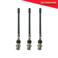 Set-of-3 120mm Antenna for Wireless Systems with BNC Connection (secondhand)